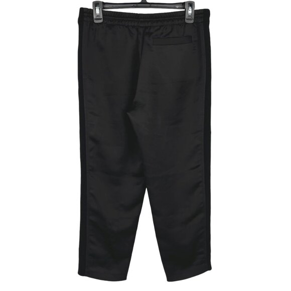 T by Alexander Wang Cropped Satiny Drawstring Pants Black Size 0 NWOT - Picture 7 of 11